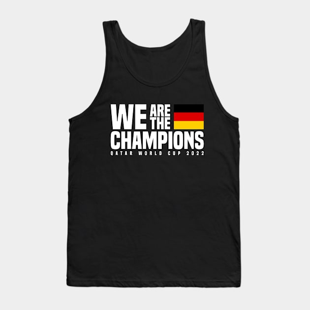 Qatar World Cup Champions 2022 - Germany Tank Top by Den Vector